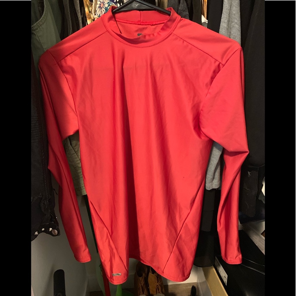 Red Active Long Sleeve